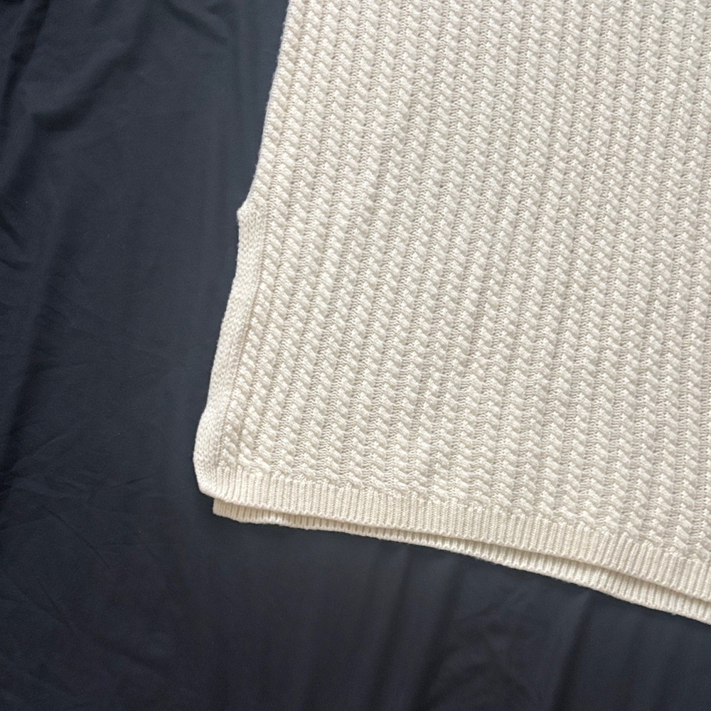 Massimo Dutti Ivory Ribbed Sweater - Picture 7 of 11